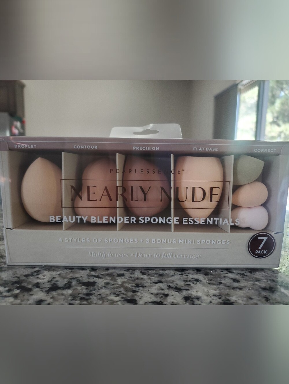 NWOT PearlEssence Nearly Nude Beauty Blender Sponge Essentials - Nude Set